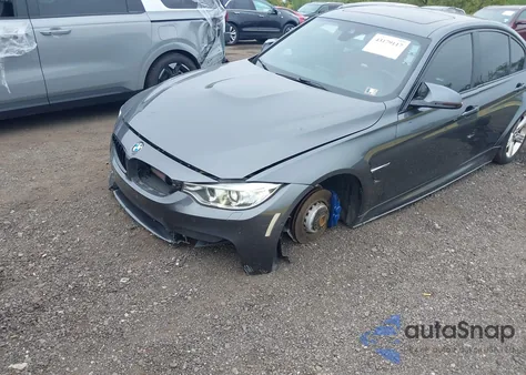 2015 BMW M3 из США, поврежденный, VIN WBS3C9C52FP804860